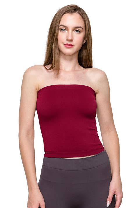 tube top no bra|Kurve Seamless Bandeau Tube top .